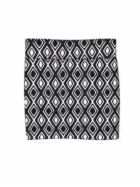 VNX Geometric Black & White Mini Skirt - Size M